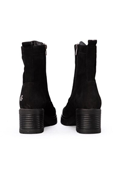 Gusse Γυναικείες μπότες Elvira από γνήσιο δέρμα Nubuck 2426