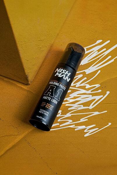 NISHMAN Saç Şekillendirici Ultra Mat Oynanabilir Pompalı Wax A1 - 100 ml