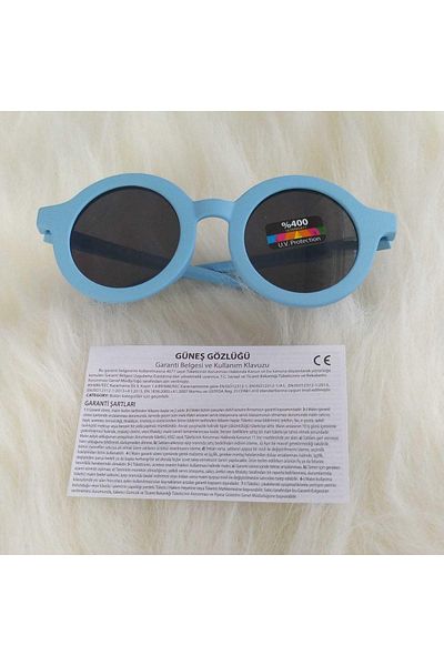 Clariss Blue Scandinavian Model Kids Sunglasses