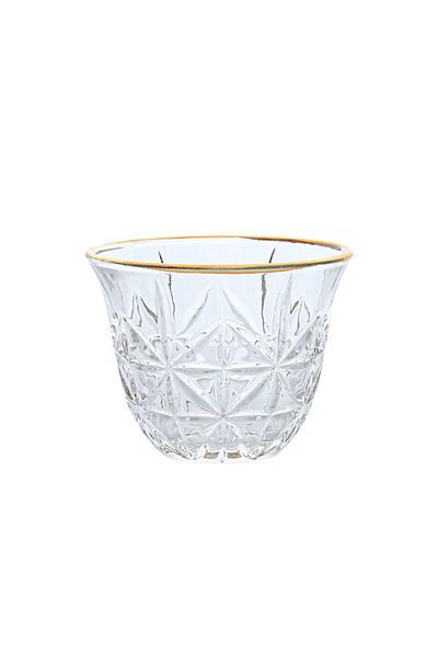 Alsaif Gallery Max 30-piece glass tea and coffee cups serving set