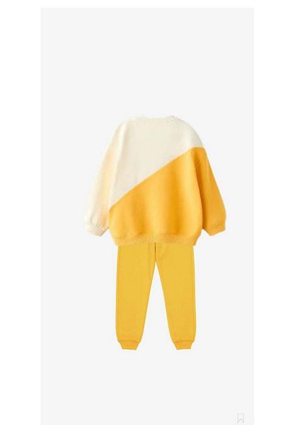 minibambi Boy's Sumpean Unwired Bottom-Top Set Yellow