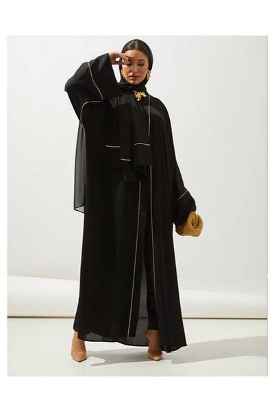 DEMOİSELLE Γυναικεία Abaya - Κομψή σχεδίαση