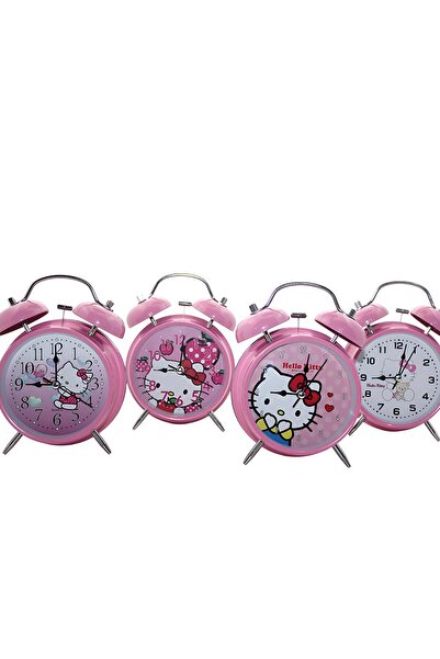 EXENET Hello Kitty Kuromi Disney Karakterli Şık Masaüstü Çalar Saat Sevimli E...