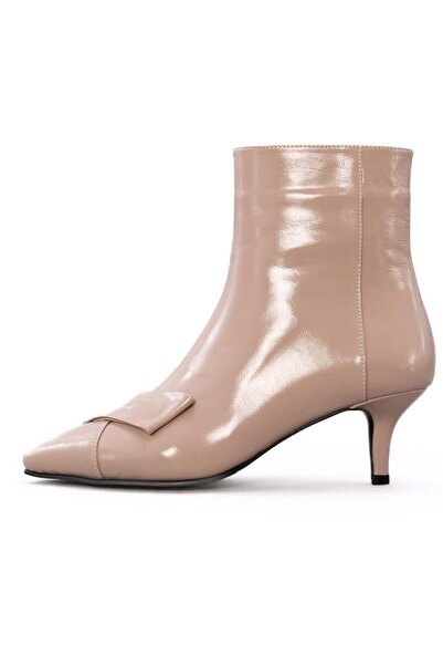 Gusse Ailere Women's Genuine Patent Leather Boots K2586