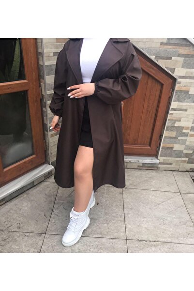 FASHION TRENÇKOT DÜĞMESİZ