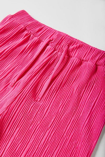 minibambi Pink Girl's Wide Leg Pants