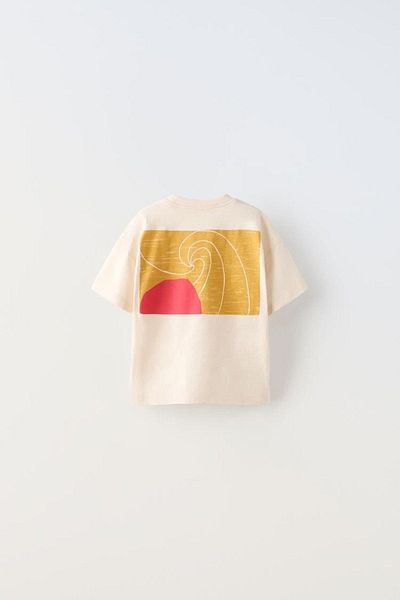minibambi Boy's Crew Neck Printed Cotton Suit