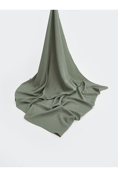 LC Waikiki Matte Green Basic Women's Shawl