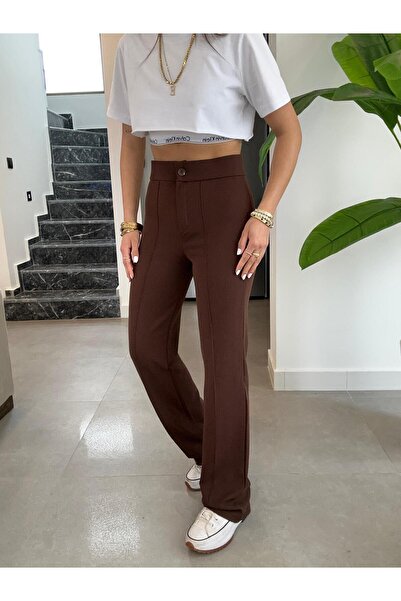 Paw Garage 4-сезонни еластични панталони Palazzo - любими панталони и панталони за работа