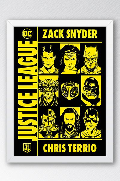 Saturn Pictură înrămată Justice League - Poster de pictură Justice League DC