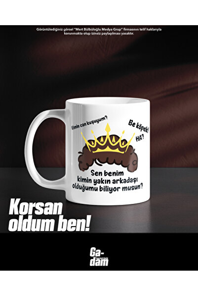 Gadam "Kimin Can Kuşuyum" Kişiye Özel Kupa Bardak Prens Dizisi