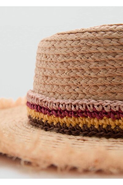 MANGO Woman Bantlı örgü şapka