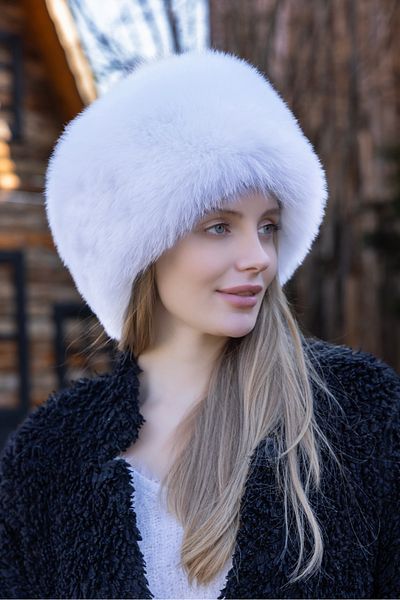 fubileather Γνήσιο καπέλο από γούνα Fox |   Unisex |   Ιππασία, σκι |