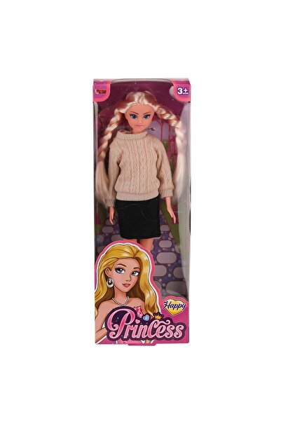 VARDEM OYUNCAK WG-115527 Kazaklı Örgü Saçlı Bebek 29 cm -Vardem Oyuncak