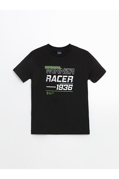 LC Waikiki Tricou pentru băiat cu gât crew de sezon nou - S5H044Z4