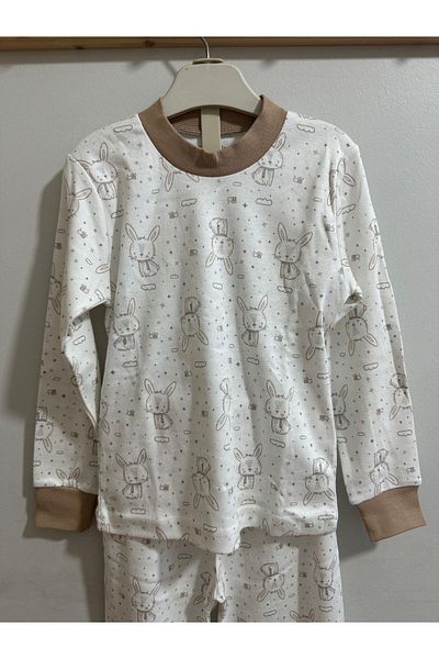 minibambi Set de pijamale pentru fete albe