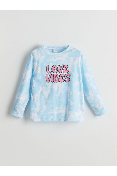 LC Waikiki Set de pijamale pentru fete LCW Kids Crew Deck