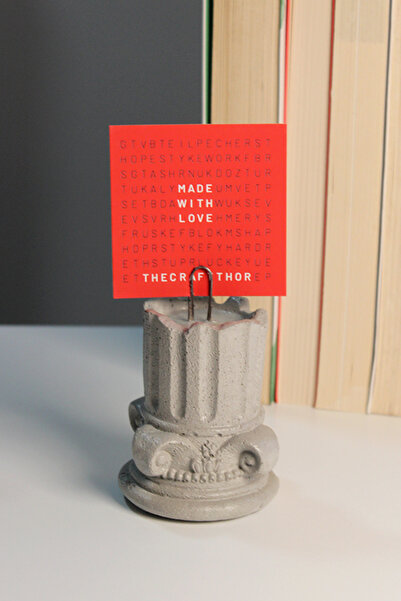 The Craft Thor Suport pentru note / Suport pentru fotografii din beton gri antic