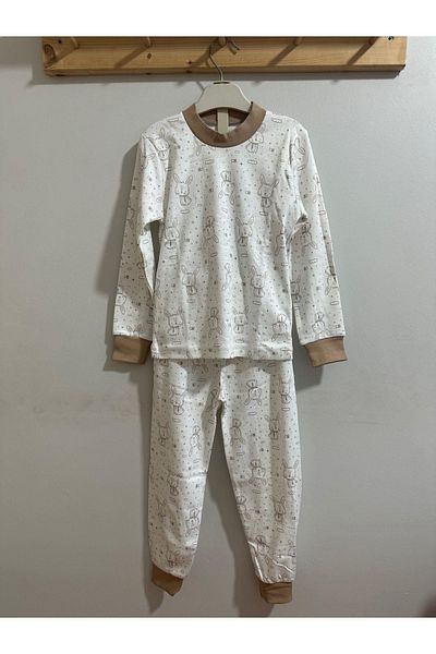 minibambi Set de pijamale pentru fete albe