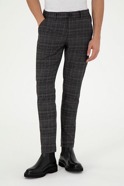 U.S. Polo Assn. Men's Anthracite Canvas Trousers 50296159 -Vr006