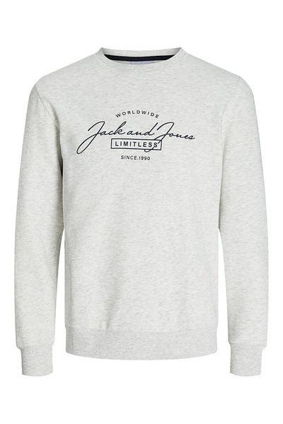 Jack & Jones Jjferrıs Text Printed Sweatshirt 12256837