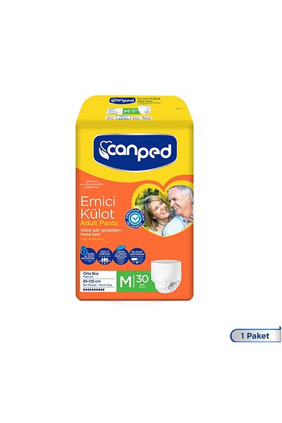 Canped Medium Size Medium 30 Piece Absorbent Panties