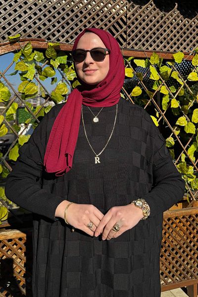 Rabia Şamlı Μαύρο πλεκτό τουνίκ Desire