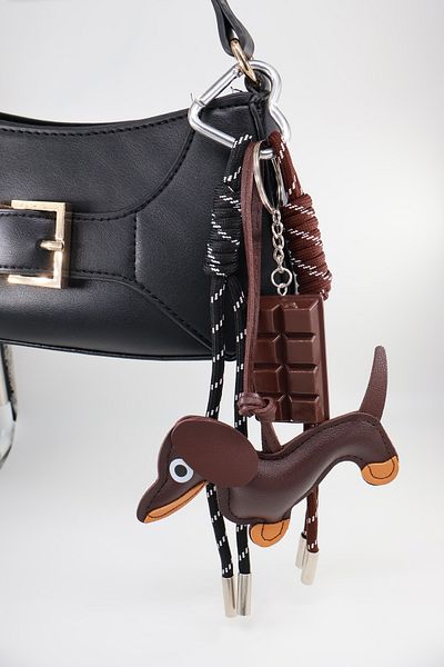 Ataki Aksesuar Chocolate and Dog Charm Bag Accessory