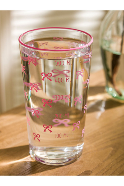 LC Waikiki new collection Fiyonk Baskılı Cam Su Bardağı 500 Ml city