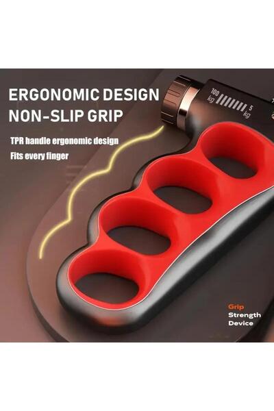 valkyrie Ergonomic Wrist Strengthener Fitness Sports Tool with 5-100kg Counter - XL