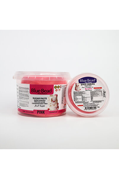 Blue Bead Şeker Hamuru Pembe 200 gr