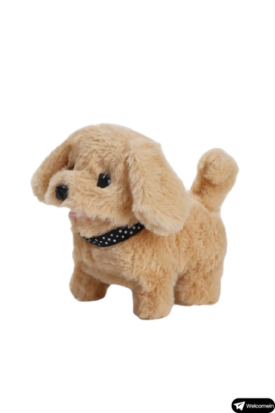 welcomein Oyuncak Sesli Işıklı Yürüyen Hareketli Köpek Taşıma Çantalı Aksesuarlı Set Taşınabilir Çanta +Pil🎁