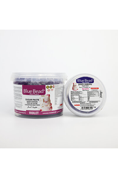 Blue Bead Şeker Hamuru Erguvan 200 gr
