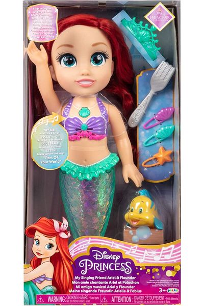 Jakks Pacific Disney Princess My Singing Doll Ariel & Flounder 224926