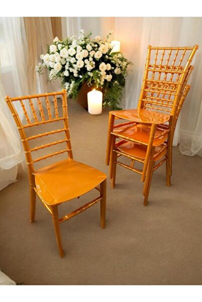 nar sokağı 4 Adet Tifany Düğün Organizasyon Bahçe Ve Mutfak Sandalyesi