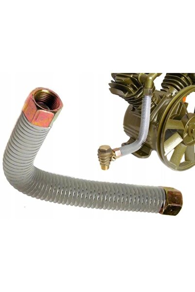 BH Kompresör Hava Çıkış Borusu Soğutucu Korumalı  25-50Lt -3/8 -10mm