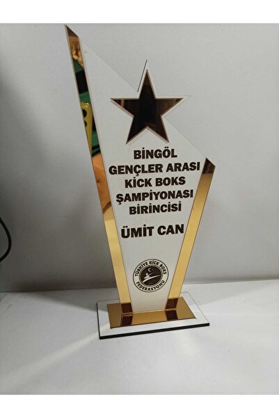 mrchediyesepeti Hedi̇yeli̇k Plaket Karete Boks Judo Muay Thai Kick Boks Turnuvalarına Özel Kişiye Özel İsim Yazılı