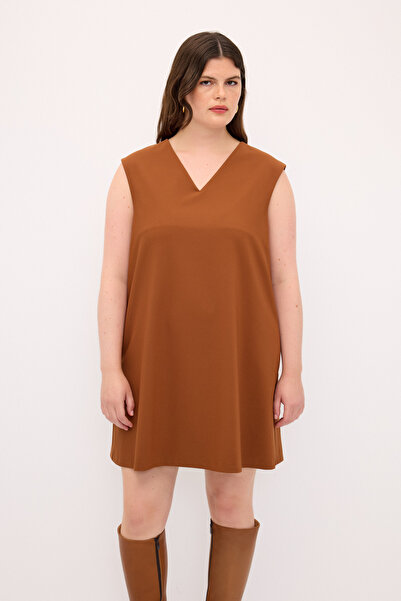 Love My Body V Yaka Kolsuz Elbise