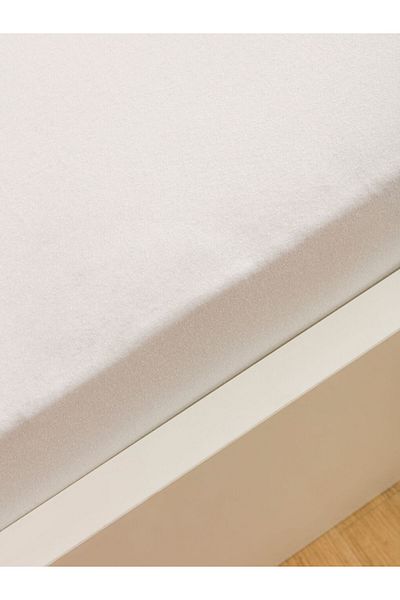 LC Waikiki New Season Plain Cotton Single Elastic Carsaf - S5H711Z8