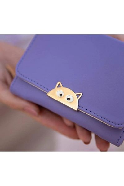Pierre Lotus Unisex Cat Wallet - Plc1004 Model