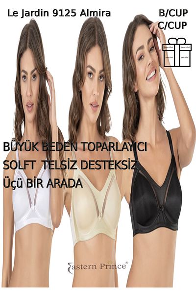 Le Jardin 9125 Model Soft Push-up Lace σουτιέν - Χωρίς υποστήριξη και σύρμα, σετ Almira 3