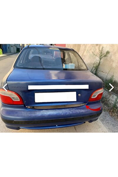Kml34tuning55 Hyundai Accent Yumurta Kasa 1995- 2000 Bagaj Alt Çıtası Krom Pa...