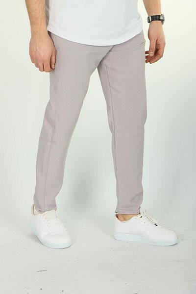 eg38 Παντελόνι Jogger Double Face Γκρι
