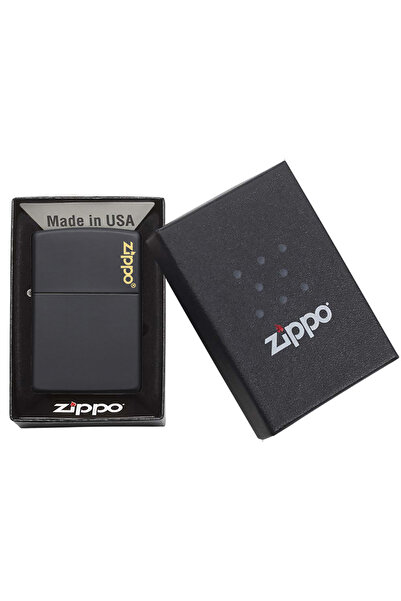 Zippo Çakmak Mat Siyah Logo 218-067278