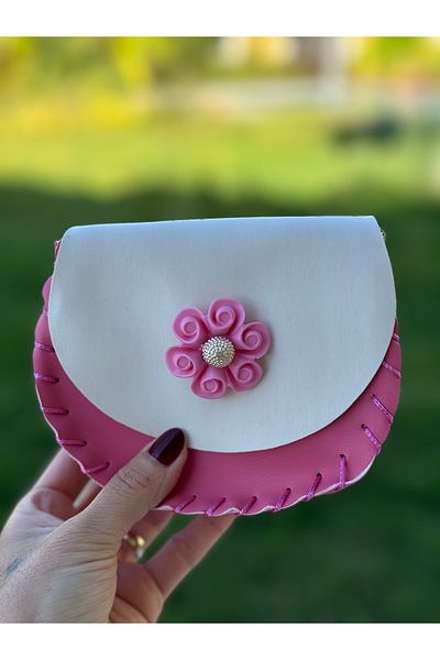 Miliva Colorful Children's Bag with Strap |   Mini Children's Bag |   Colorful Bow Floral Bag |   Children's Arm Bag