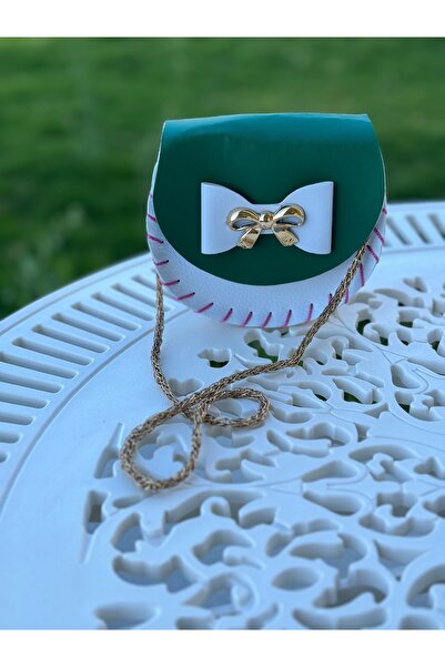 Miliva Πολύχρωμη παιδική τσάντα με λουράκι | Μίνι παιδική τσάντα | Πολύχρωμη τσάντα λουλουδιών με φιόγκο | Παιδική τσάντα ώμου