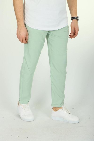 eg38 Παντελόνι Jogger Double Face Mint Green