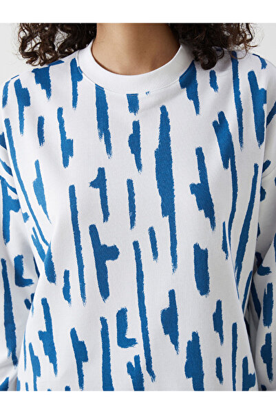 LC Waikiki Hanorac de damă cu model cu guler rotund tunică - S5H384Z8