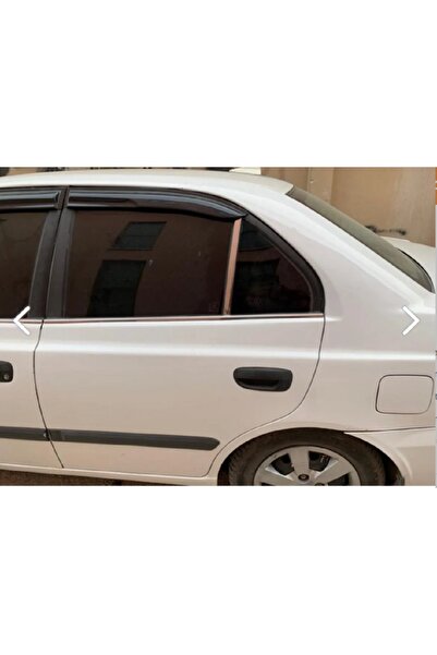 Kml34tuning55 Hyundai Accent Admira 2000-2006 Uyumlu Cam Kelebek 2 Parça Krom...