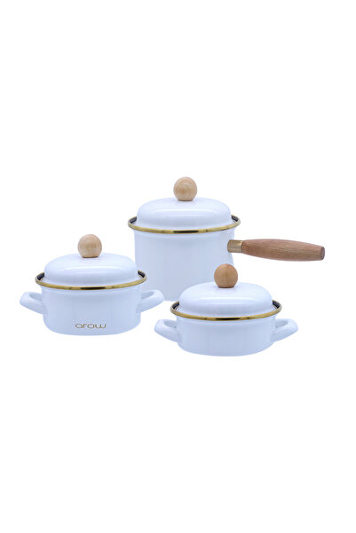 MİHMAN HOME Arow Bloom 3-Piece Midi Pot Set